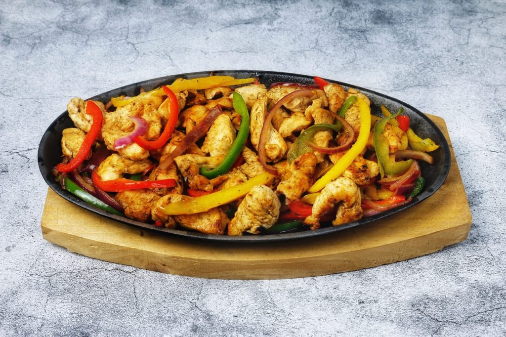 mexické recepty fajitas s kuřecím masem