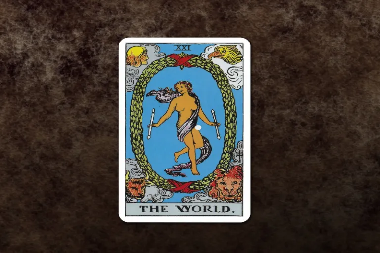 Tarot Svět,Tarotová karta Svět